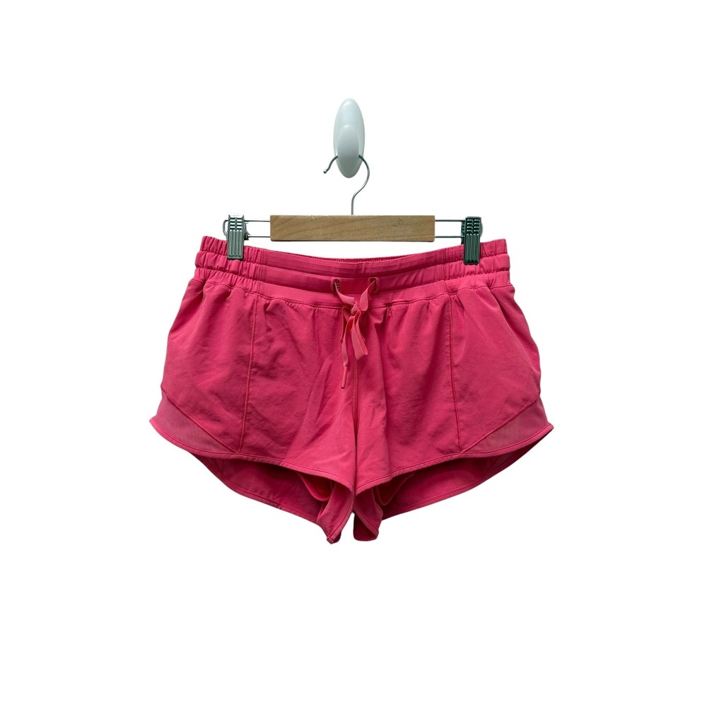 Lululemon Hotty Hot Low Rise Lined Shorts 2.5" Dark Pink Women 6 W7ACTR